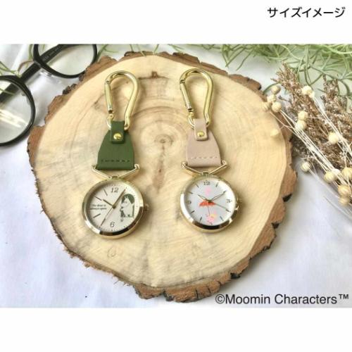 ムーミン キーホルダー時計 80周年カラビナウォッチ2 80GR 北欧 キャラクター グッズ メール便可