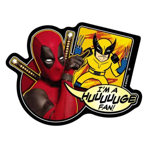 デッドプール&ウルヴァリン ダイカットシール ダイカットステッカー B MARVEL キャラクター グッズ メール便可