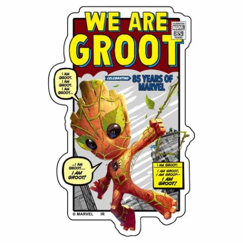 WE ARE GROOT ダイカットシール ダイカットステッカー B MARVEL キャラクター グッズ メール便可
