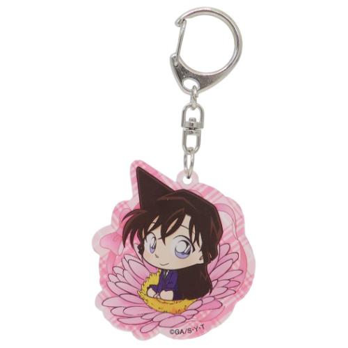 名探偵コナン キーリング アクリルキーホルダー ぷちふれ 毛利蘭 少年サンデー アニメキャラクター グッズ メール便可
