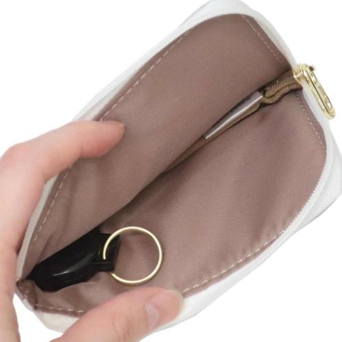 スヌーピー キーケース&定期入れ キーパスポーチ リール付き BL ピーナッツ キャラクター グッズ メール便可