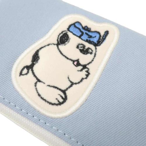 スヌーピー キーケース&定期入れ キーパスポーチ リール付き BL ピーナッツ キャラクター グッズ メール便可