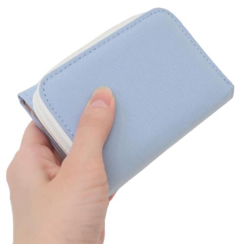 スヌーピー ミニウォレット ファスナー三つ折り財布 BL ピーナッツ キャラクター グッズ