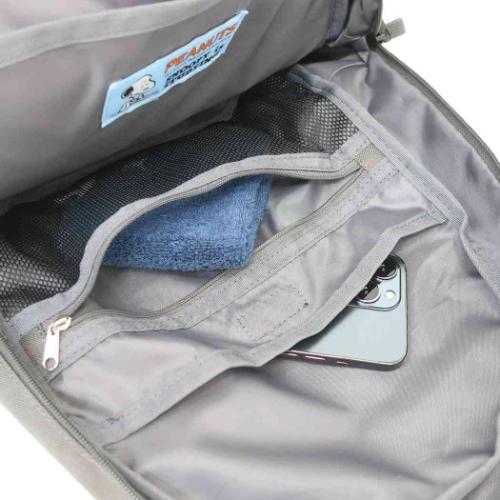 スヌーピー リュック RE-PET スマートデイパック GY ジョークール ピーナッツ キャラクター グッズ