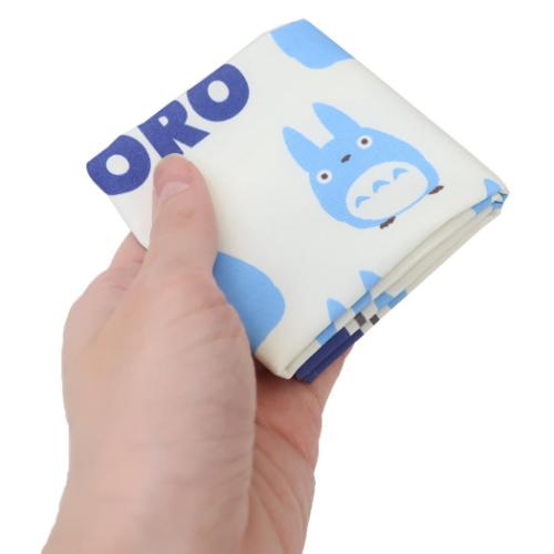 となりのトトロ ハンカチ ハンカチーフ 中トトロシルエット 新入学 スタジオジブリ キャラクター グッズ メール便可