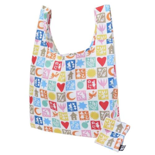 ムーミン エコバッグ 折りたたみショッピングバッグ プレイ スクエア 北欧 キャラクター グッズ メール便可