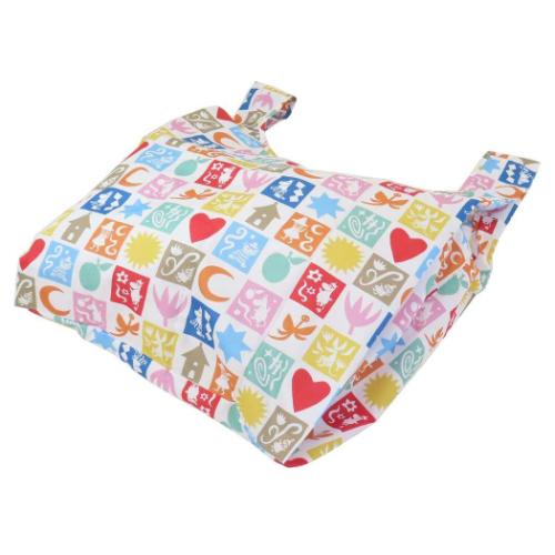 ムーミン エコバッグ 折りたたみショッピングバッグ プレイ スクエア 北欧 キャラクター グッズ メール便可