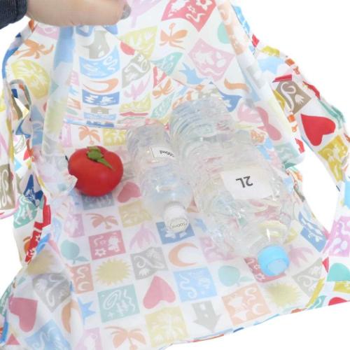 ムーミン エコバッグ 折りたたみショッピングバッグ プレイ スクエア 北欧 キャラクター グッズ メール便可