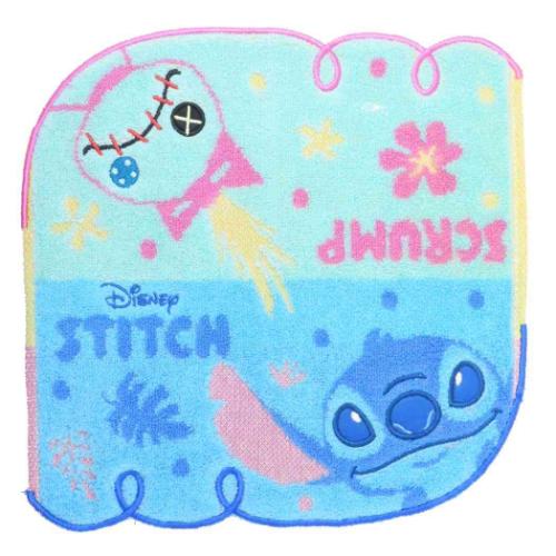リロ＆スティッチ ミニタオル ジャガードハンカチタオル ひょっこりオハナ ディズニー キャラクター グッズ メール便可