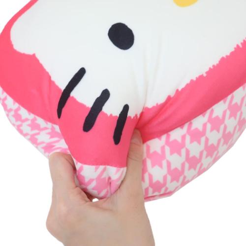 ハローキティ クッション ダイカットクッション カオハナ サンリオ キャラクター グッズ