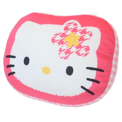 ハローキティ クッション ダイカットクッション カオハナ サンリオ キャラクター グッズ