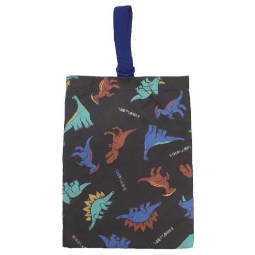 シューズバッグ キルトシューズケース 恐竜 新入学 体操靴入れ グッズ メール便可