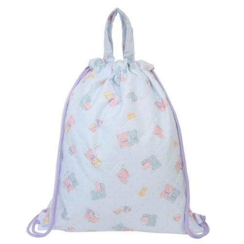 ナップサック キルトナップサック くま 新入学 体操服かばん グッズ メール便可