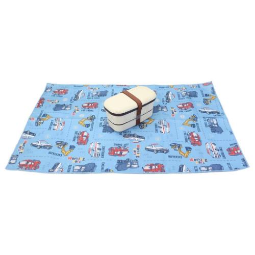 ランチマット ランチョンマット くるま 新入学 小学校 幼稚園 グッズ メール便可