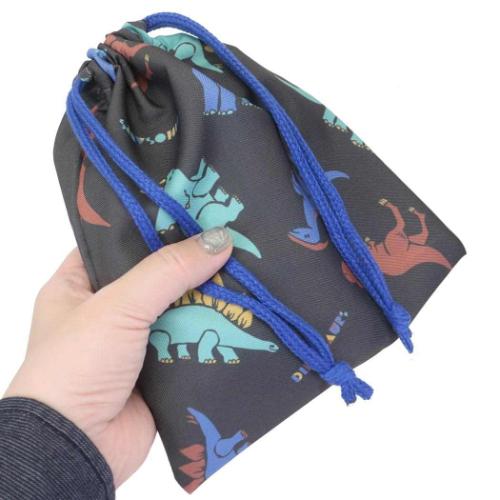 巾着袋 ミニ巾着 巾着S 恐竜 新入学 小物入れ グッズ メール便可