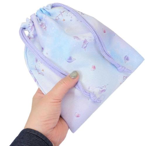 巾着袋 ミニ巾着 巾着S ユニコーン 新入学 小物入れ グッズ メール便可