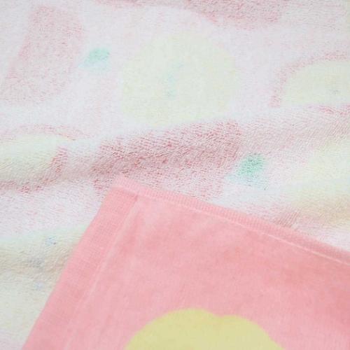 DOKOINU？ フェイスタオル プリントロングタオル ドコイヌ リンゴ 面白雑貨 グッズ メール便可