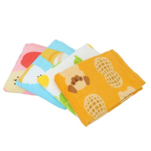 DOKOINU？ フェイスタオル プリントロングタオル ドコイヌ エダマメコーン 面白雑貨 グッズ メール便可