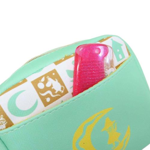 ムーミン コスメポーチ スクエアポーチ MOOMIN 80th GR グリーン スナフキン 北欧 キャラクター グッズ