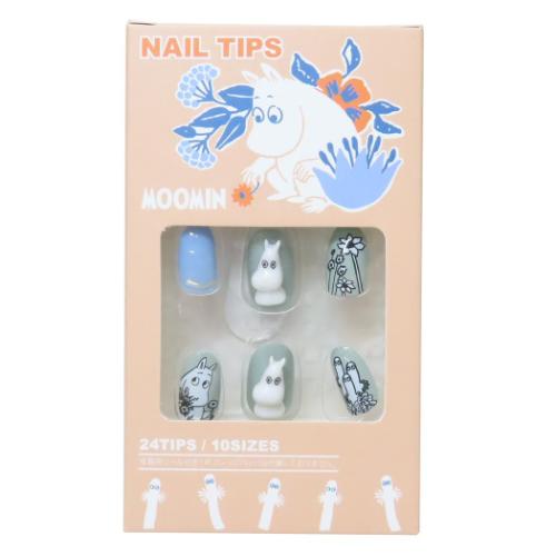 ムーミン コスメ雑貨 ネイルチップ 北欧 キャラクター グッズ メール便可