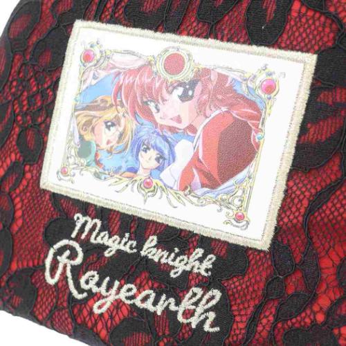 魔法騎士レイアース コスメポーチ レースx刺繍シェルポーチ 集合 アニメキャラクター グッズ
