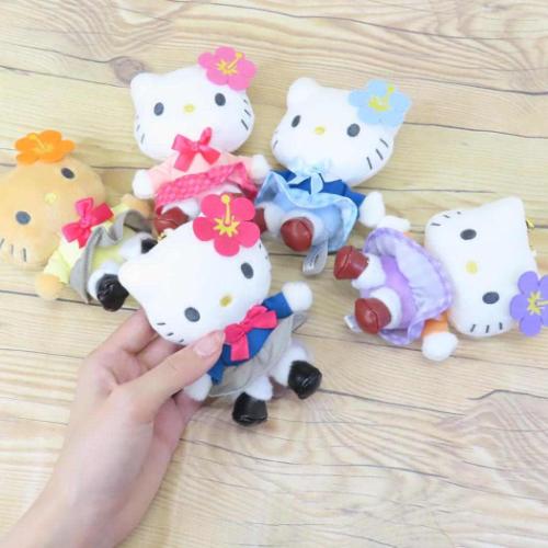 ハローキティ マスコット ミニぬいぐるみボールチェーン 平成コギャル PU サンリオ キャラクター グッズ