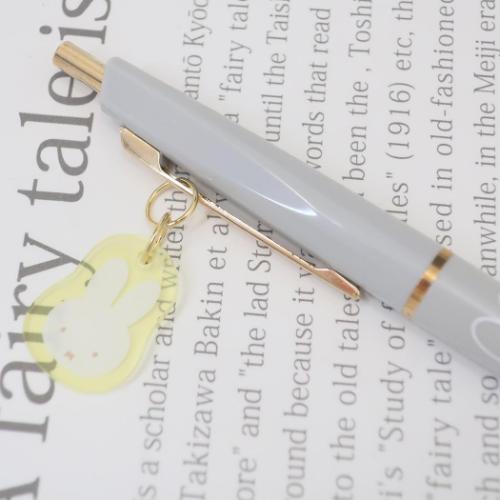 ミッフィー ボールペン チャーム付ボールペン gray 新入学 ディックブルーナ 絵本キャラクター グッズ メール便可