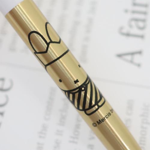 ミッフィー ボールペン 真鍮ボールペン Stripe ディックブルーナ 絵本キャラクター グッズ メール便可