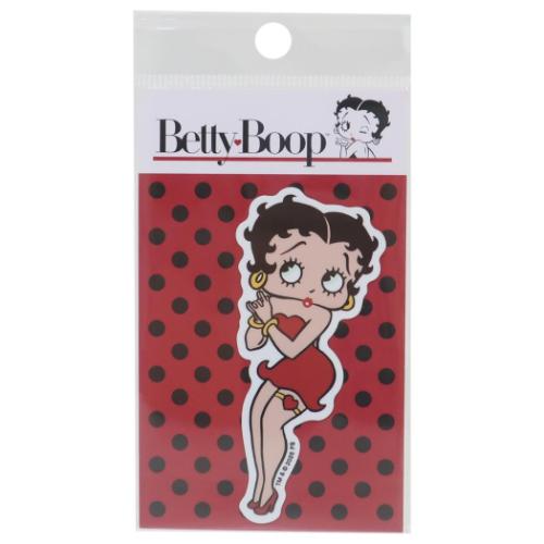 ベティブープ ダイカットシール ビニールステッカー ポーズ01 BETTY BOOP キャラクター グッズ メール便可