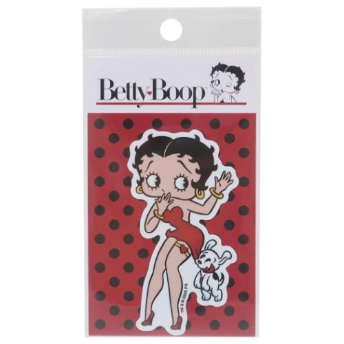 ベティブープ ダイカットシール ビニールステッカー ベティー＆パジー BETTY BOOP キャラクター グッズ メール便可