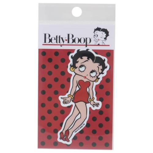 ベティブープ ダイカットシール ビニールステッカー ポーズ04 BETTY BOOP キャラクター グッズ メール便可