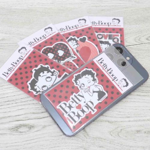 ベティブープ ダイカットシール ビニールステッカー LOVE02 BETTY BOOP キャラクター グッズ メール便可