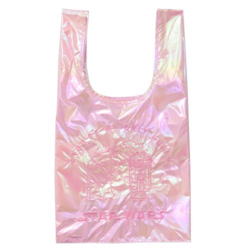 スターウォーズ エコバッグ オーロラショッピングバッグ レイアオーガナ&R2-D2 PK STAR WARS キャラクター グッズ メール便可