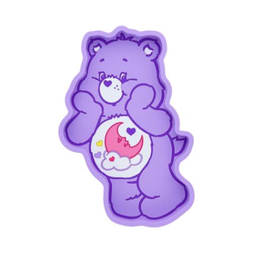 ケアベア 卓上収納 ラバートレー バイオレット CareBears キャラクター グッズ メール便可