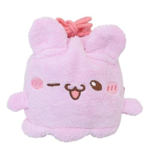 らぶいーず 巾着袋 ダイカット巾着ポーチ きんちゃくポーチ ぴょんちー キャラクター グッズ メール便可