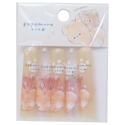 おとなりさん 鉛筆キャップ えんぴつカバー5本セット ぽぽむらさん かわいい グッズ メール便可