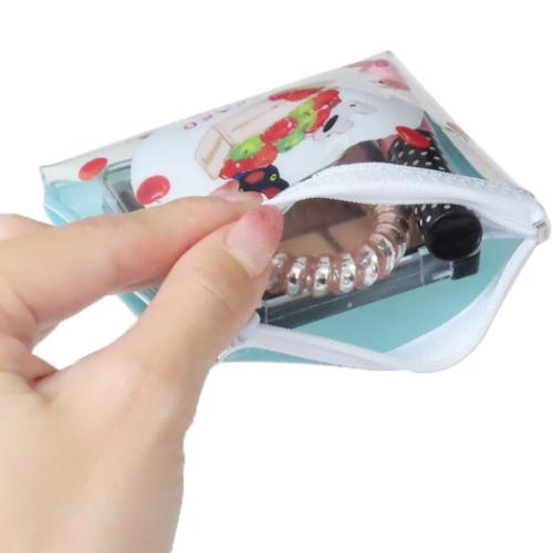 リサとガスパール ミニポーチ マルチケース POMMES 絵本キャラクター グッズ メール便可