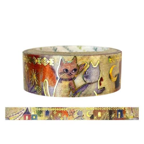 宮沢賢治幻燈館 マスキングテープ きらぴかマスキングテープ 銀河鉄道の夜5 手帳デコ グッズ メール便可