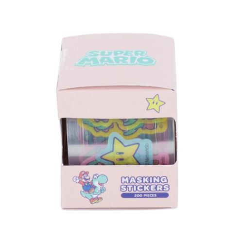 スーパーマリオブラザーズ マスキングテープ ボックス入マスキングシール 味方 キャラクター グッズ