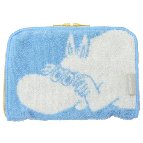 ムーミン タオルポーチ どっとポーチ ショート ニョロニョロ BE 北欧 キャラクター グッズ メール便可