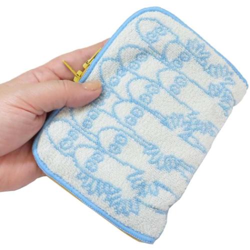 ムーミン タオルポーチ どっとポーチ ショート ニョロニョロ BE 北欧 キャラクター グッズ メール便可