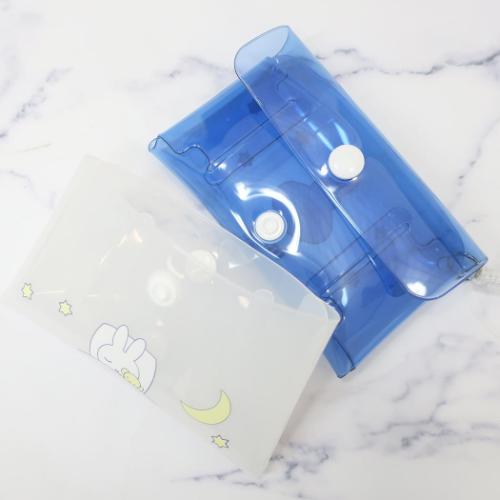 ミッフィー クリアポーチ ふたごポーチ おやすみ ディックブルーナ 絵本キャラクター グッズ