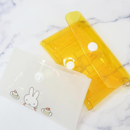 ミッフィー クリアポーチ ふたごポーチ お食事 ディックブルーナ 絵本キャラクター グッズ