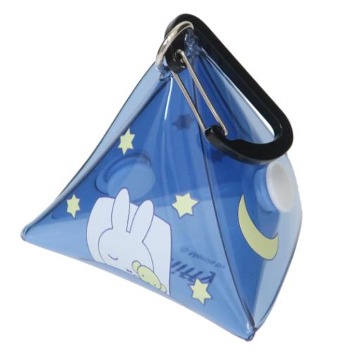 ミッフィー ミニポーチ クリア三角ポーチ おやすみ ディックブルーナ 絵本キャラクター グッズ