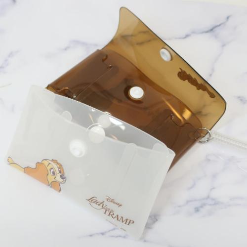 わんわん物語 クリアポーチ ふたごポーチ ディズニー キャラクター グッズ