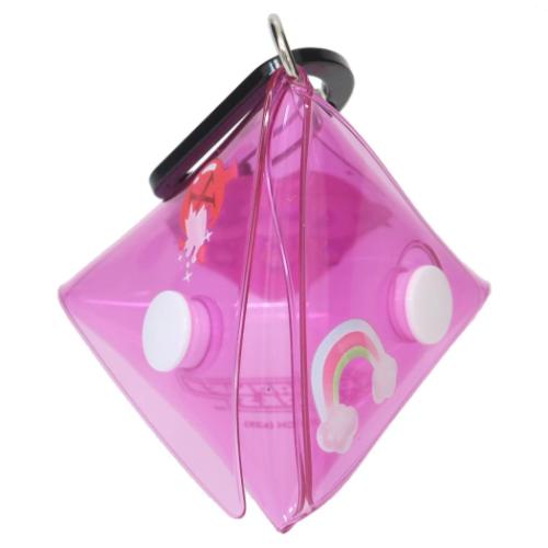 パワーパフガールズ ミニポーチ クリア三角ポーチ PK キャラクター グッズ