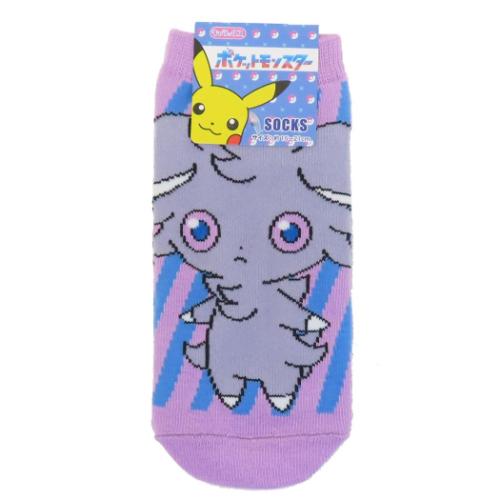 ポケットモンスター 小学生用靴下 ジュニアソックス ニャスパー ストライプ ポケモン キャラクター グッズ メール便可