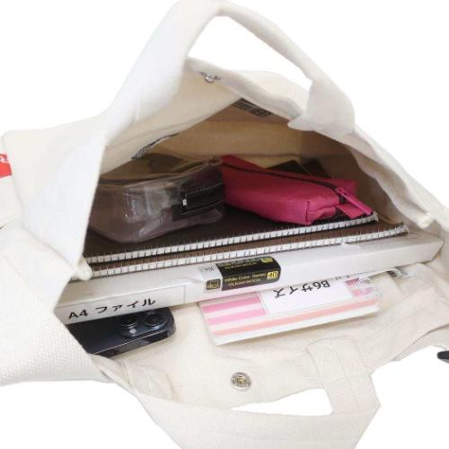 スヌーピー ショルダーバッグ IP.MED.2way.Peanuts-0A MEDIUMコットンバッグ Ivory ピーナッツ キャラクター グッズ