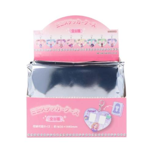 ディズニー キーリング ミニステッカーケース 全8種 8個入セット バレエコア Y2K キャラクター グッズ