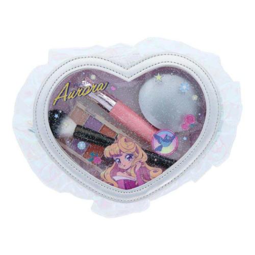 眠れる森の美女 コスメポーチ ハート型クリアポーチ オーロラ バレエコア Y2K ディズニープリンセス キャラクター グッズ